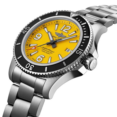 breitling superocean yellow replica|pre owned breitling superocean 44.